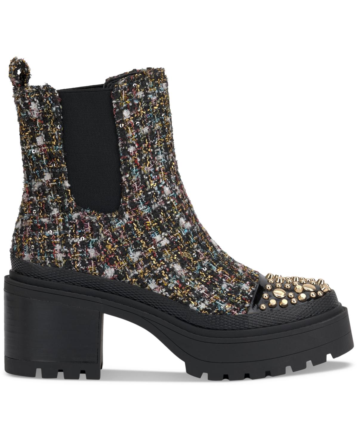 Women's Jymmie Embellished Chelsea Lug Sole Booties