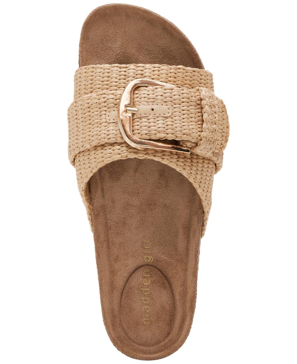 Becca Buckled Footbed Slide Sandals