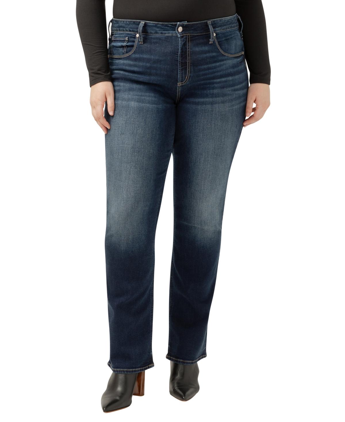 Plus Size Avery High-Rise Curvy-Fit Slim Bootcut Jeans