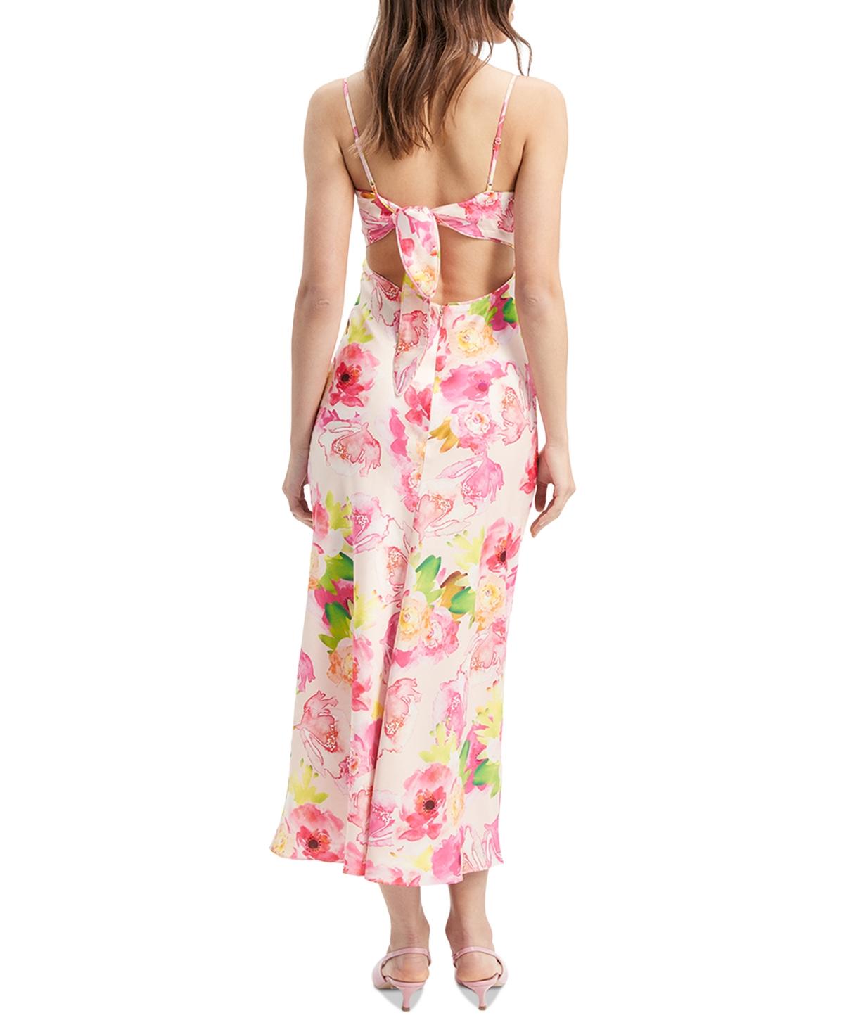 Women's Malinda Floral-Print Sleeveless Slip Dress