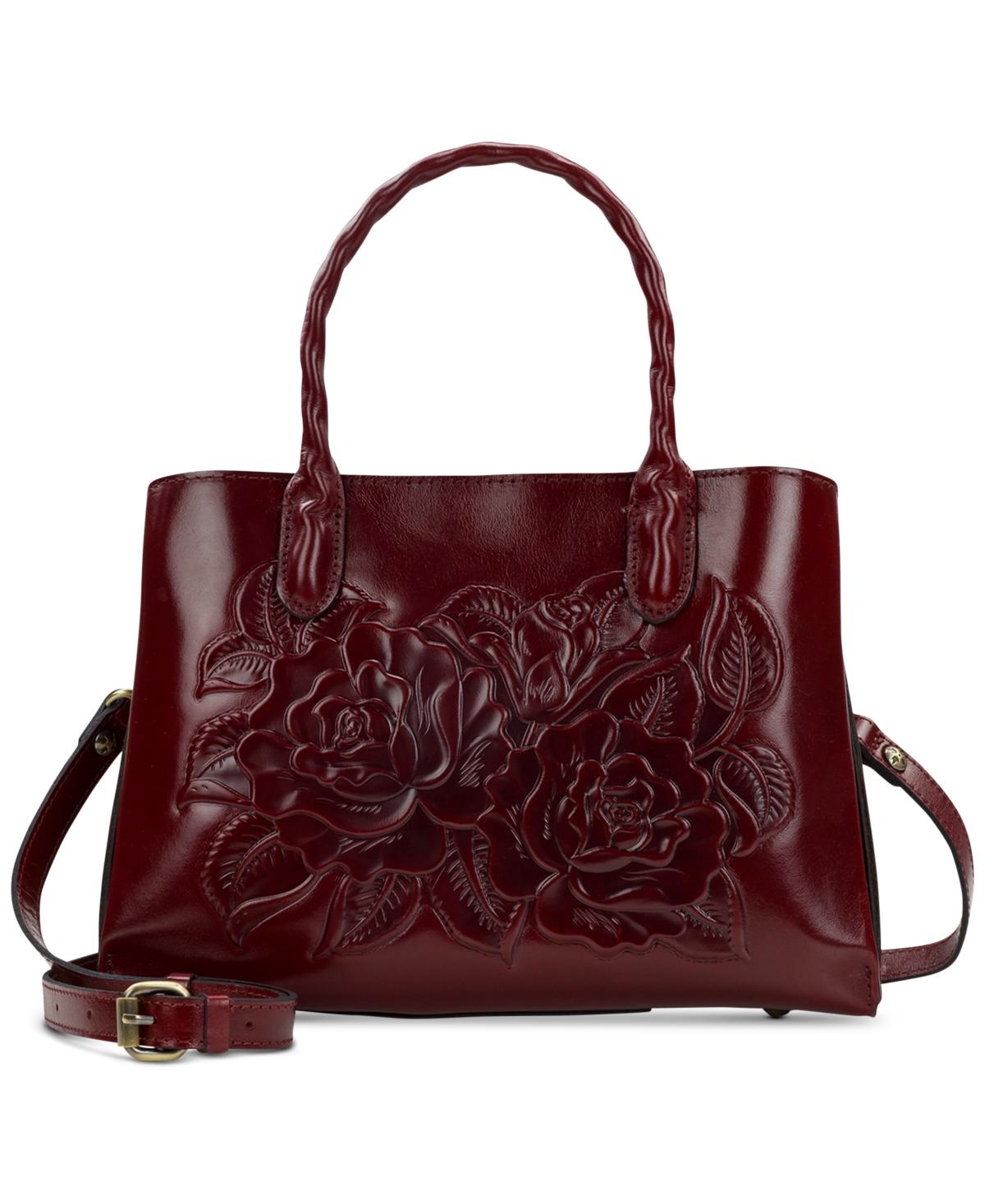 Genovese Medium Leather Top Handle Bag