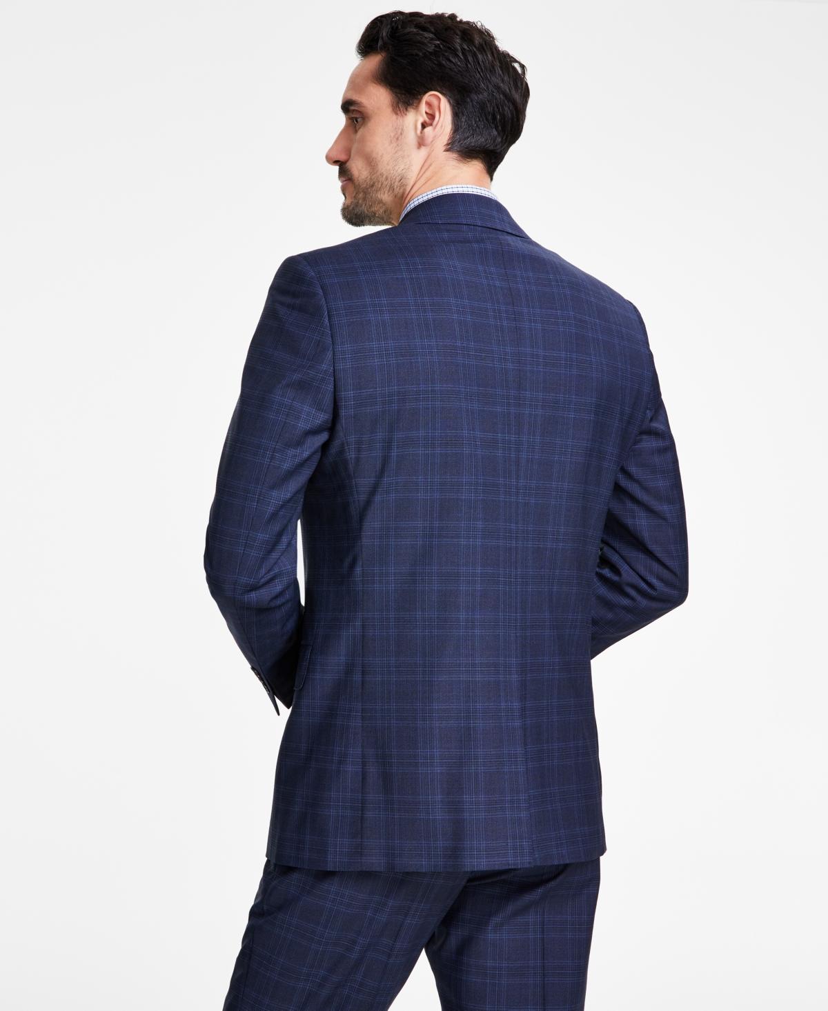 Men's Classic-Fit Stretch Wool Blend Suit Jacket