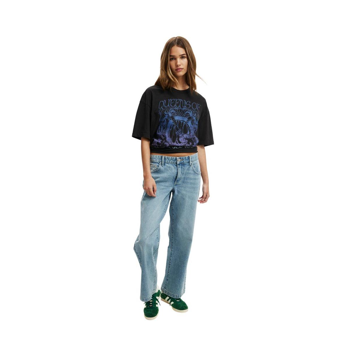 Women's The Lcn Music Boxy Graphic Tee