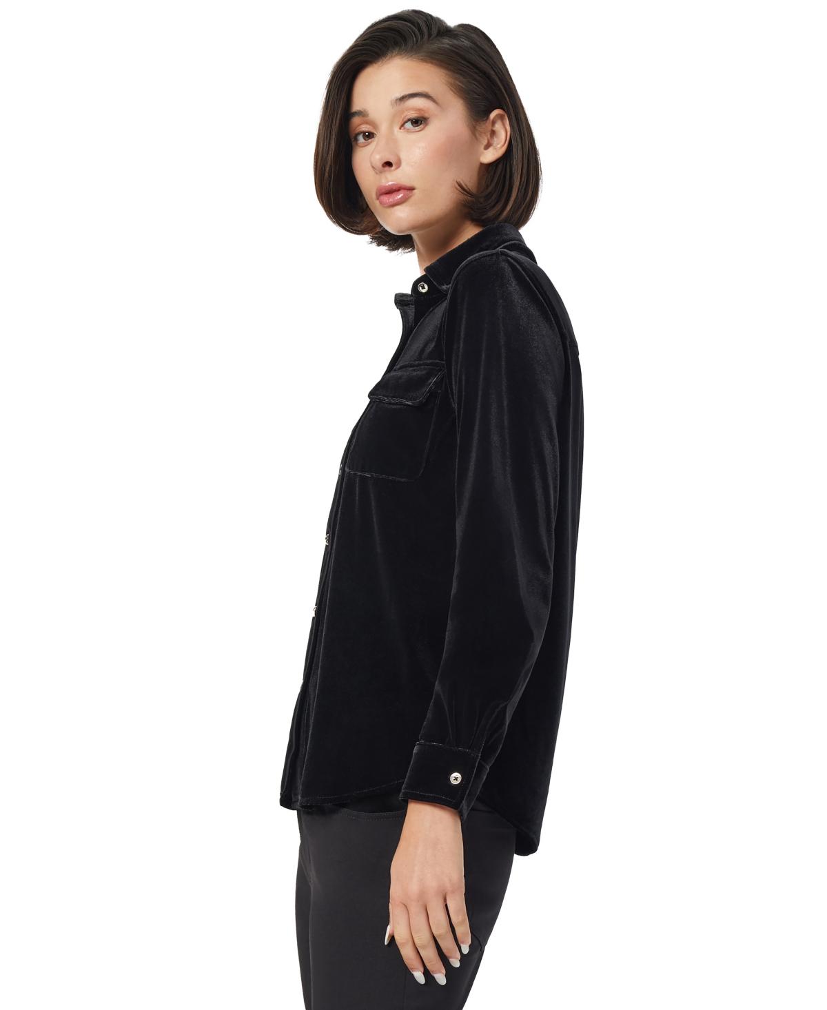 Women's Stretch Velour Utility Shirt