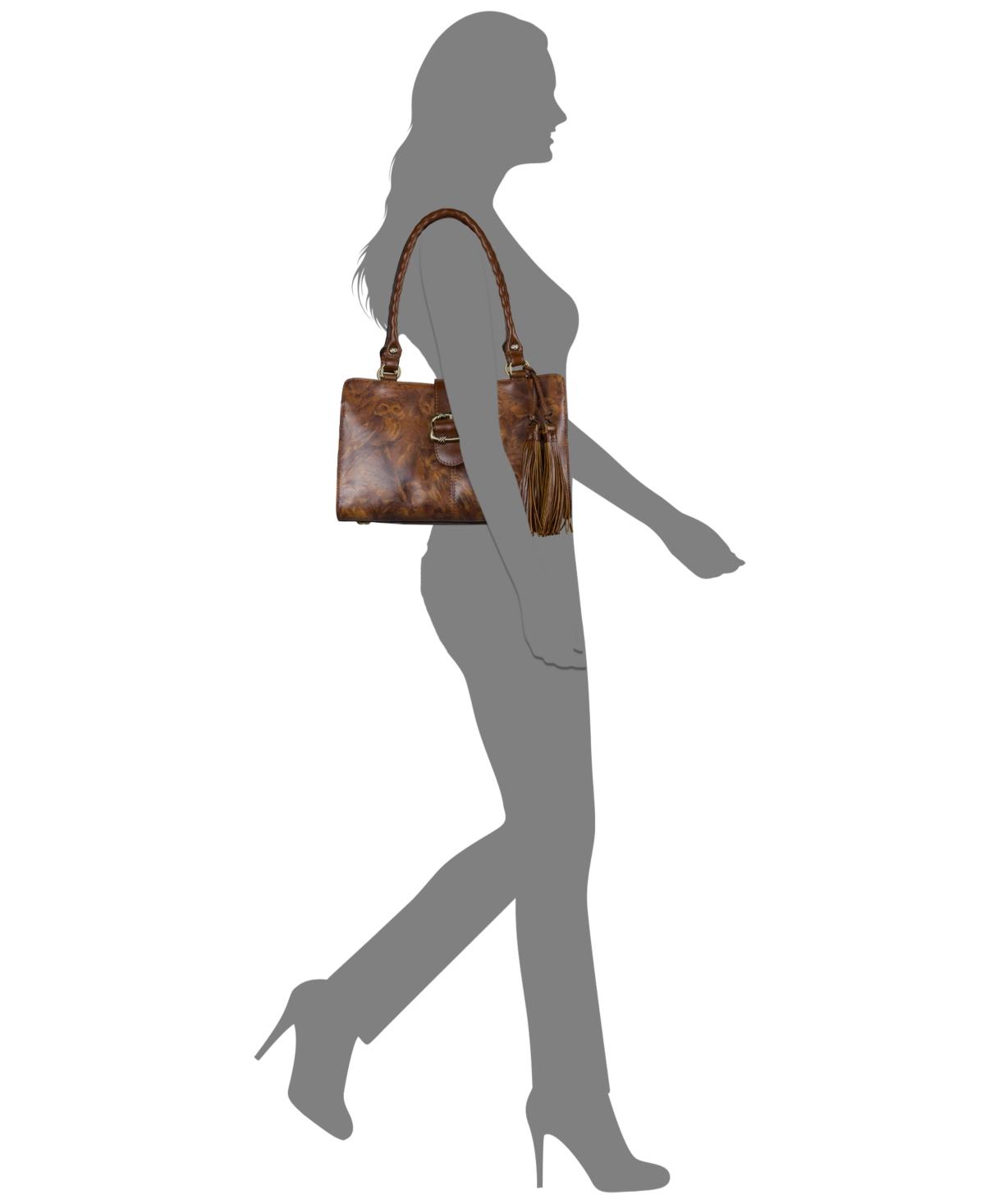 Violina Medium Leather Satchel