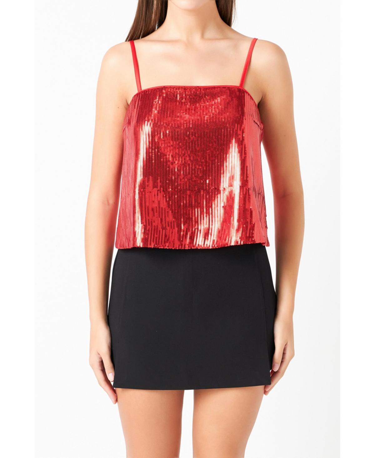 Women's Sequins Top