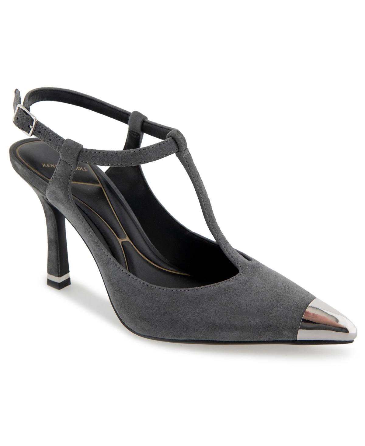 Women's Romi Cap Toe T-Strap Pumps