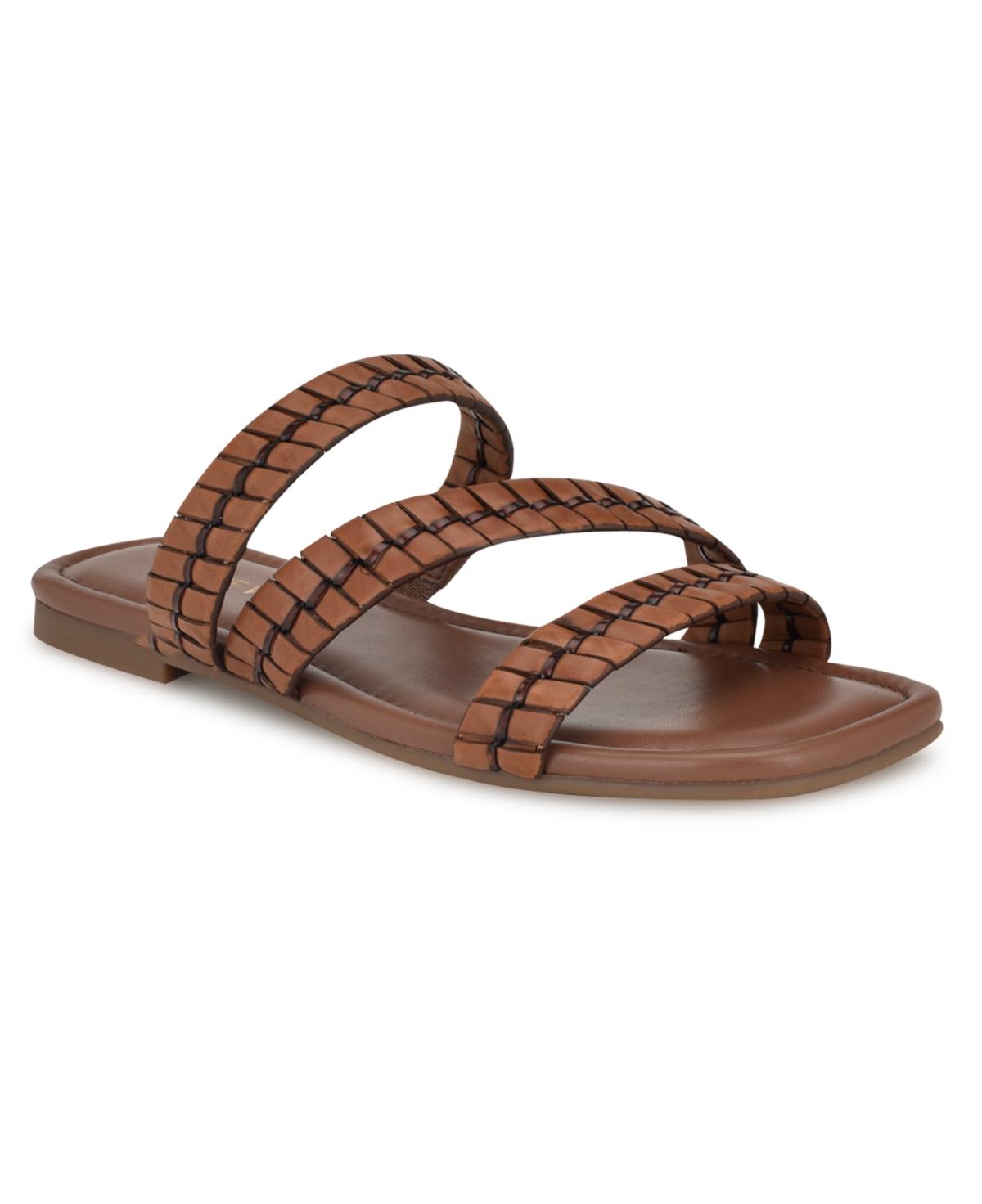 Women's Quinlea Strappy Square Toe Flat Sandals