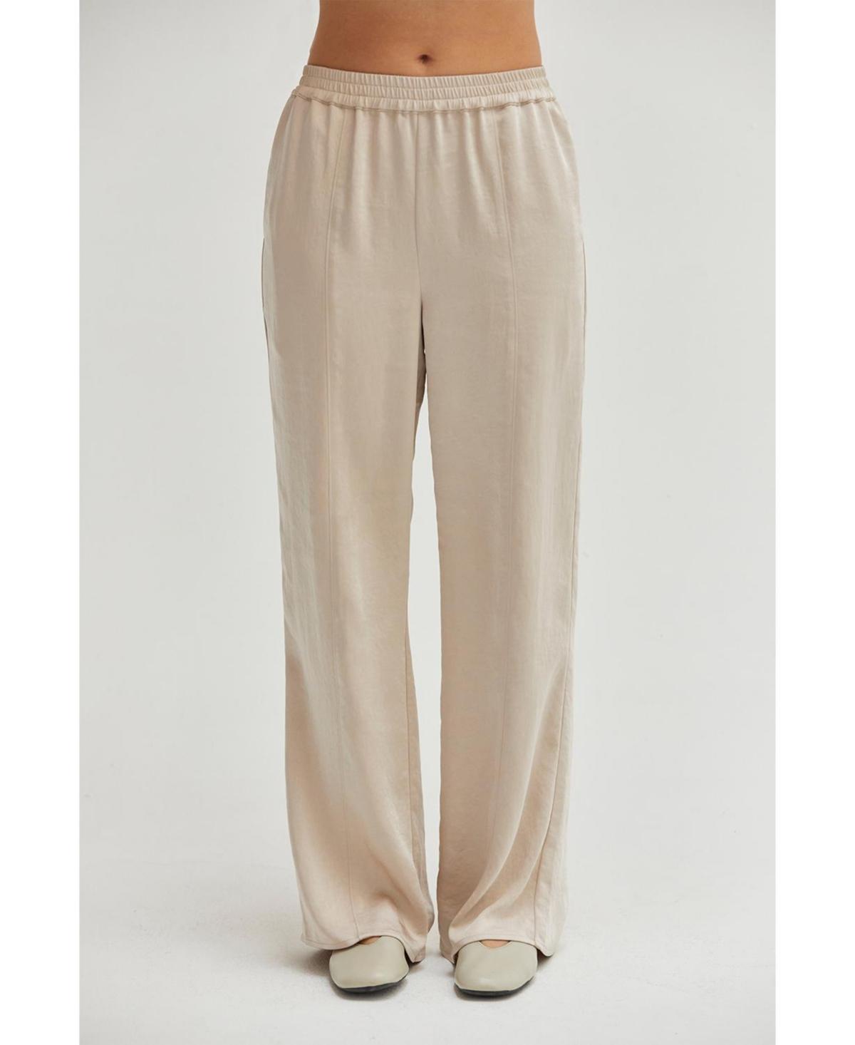 Women's Piper Pull-On Satin Trousers