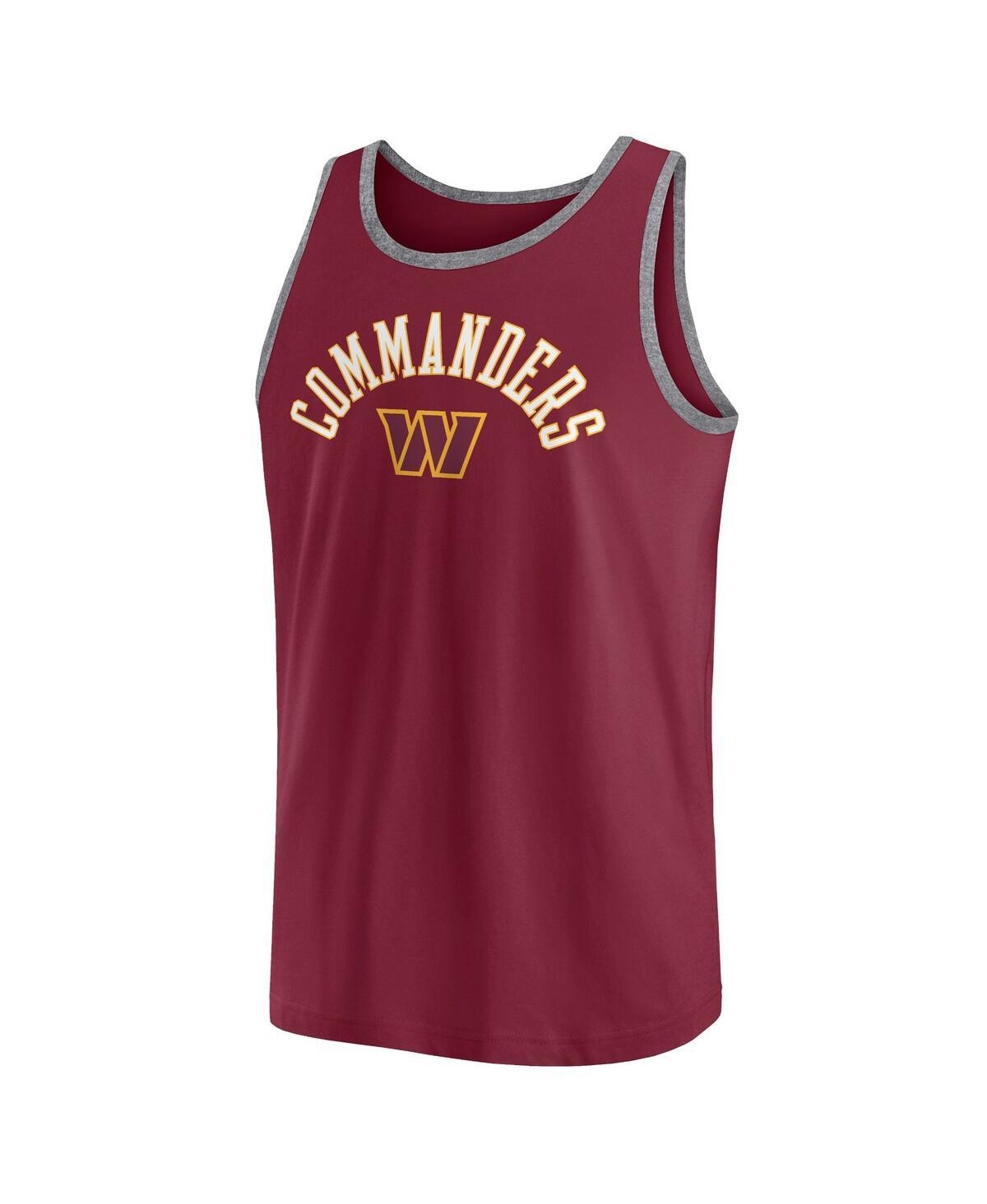 Men's Burgundy Washington Commanders Bet Tank Top