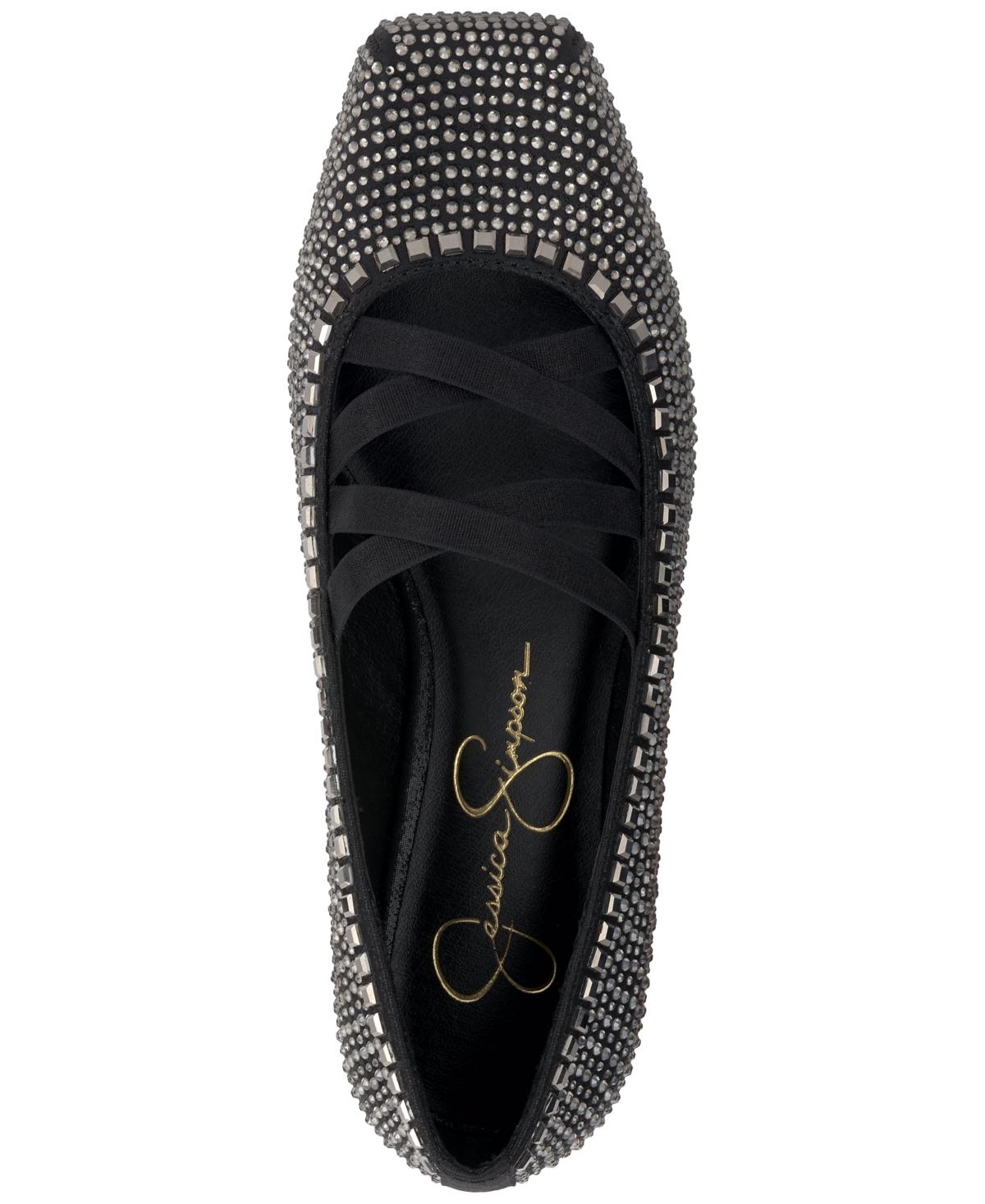 Women's Otessa Rhinestone Mary-Jane Ballet Flats