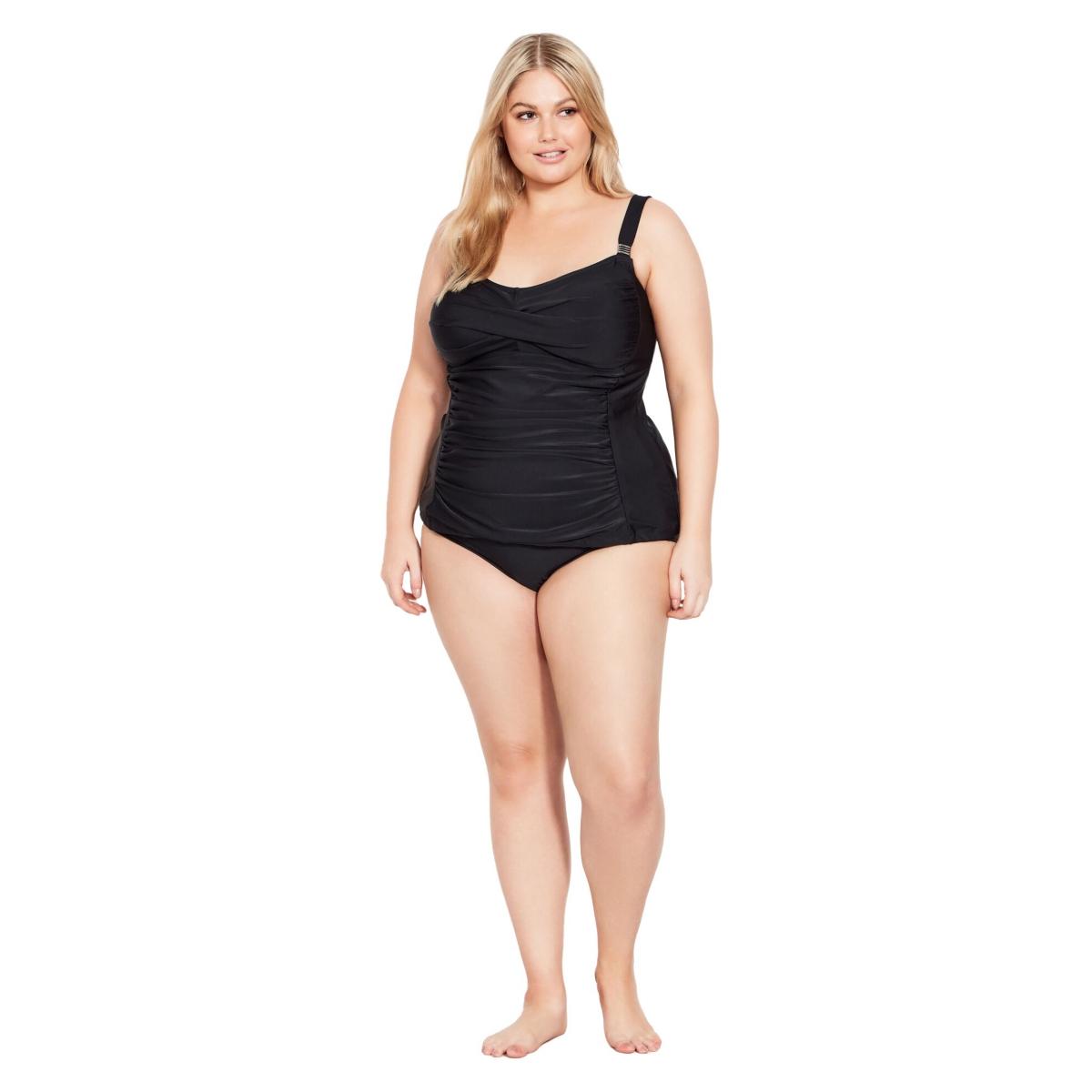 Plus Size Twist Tankini Top