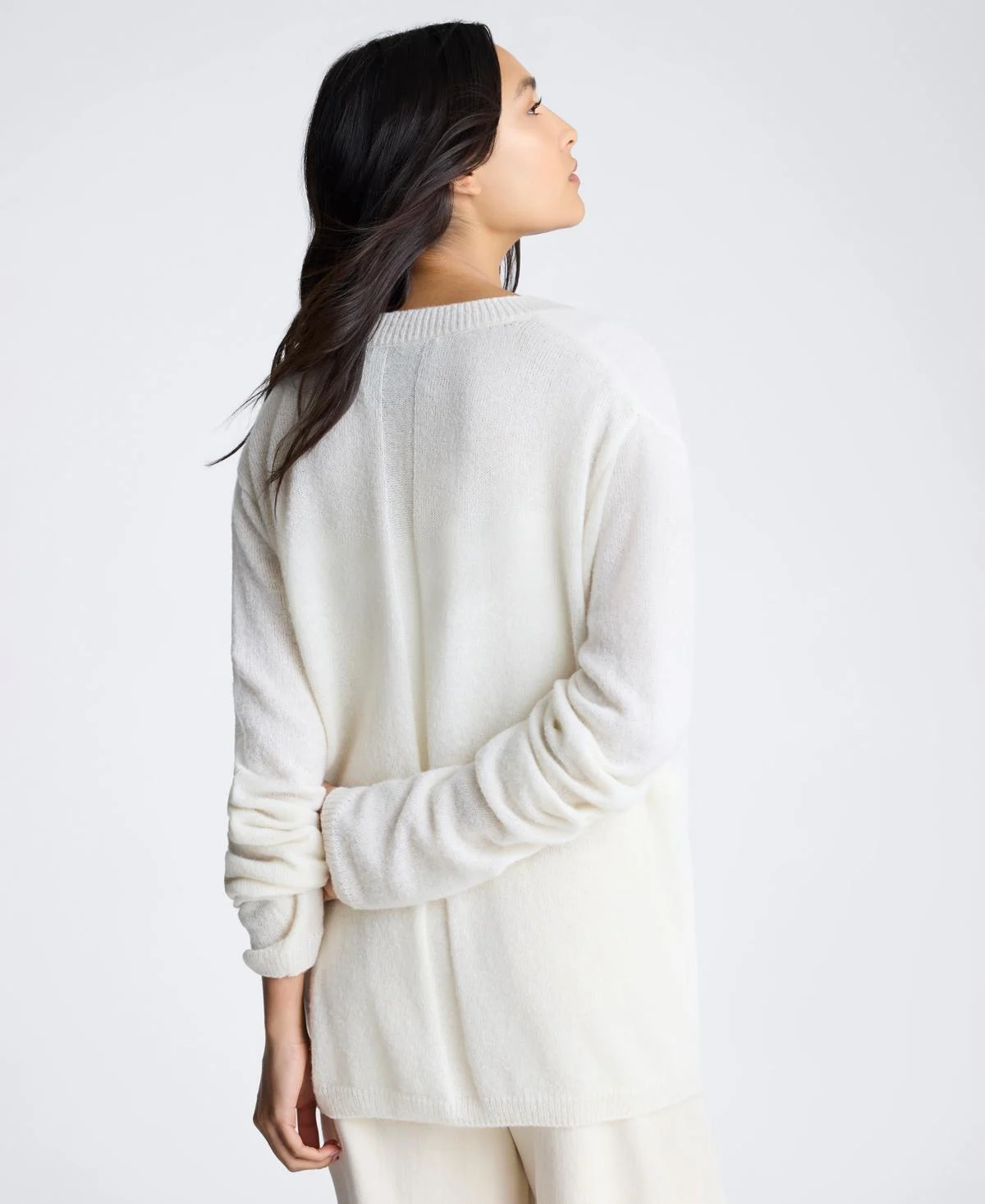 Women's Oversized V-Neck Sweater