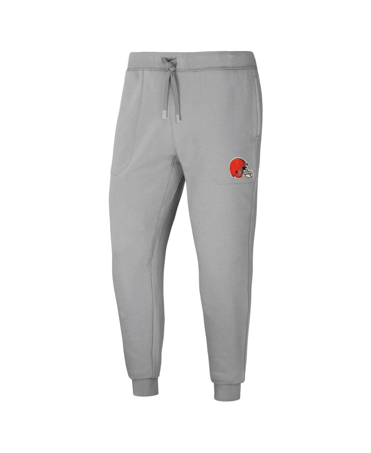 Men's NFL x Darius Rucker Collection by Gray Cleveland Browns Fleece Jogger Pants