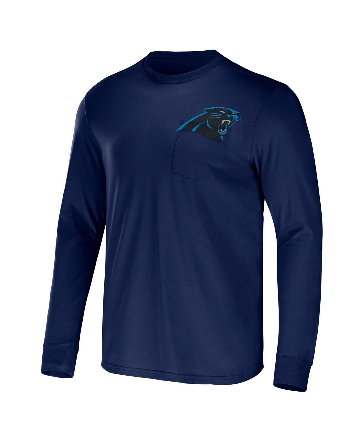 Men's NFL x Darius Rucker Collection by Navy Carolina Panthers Team Long Sleeve T-shirt