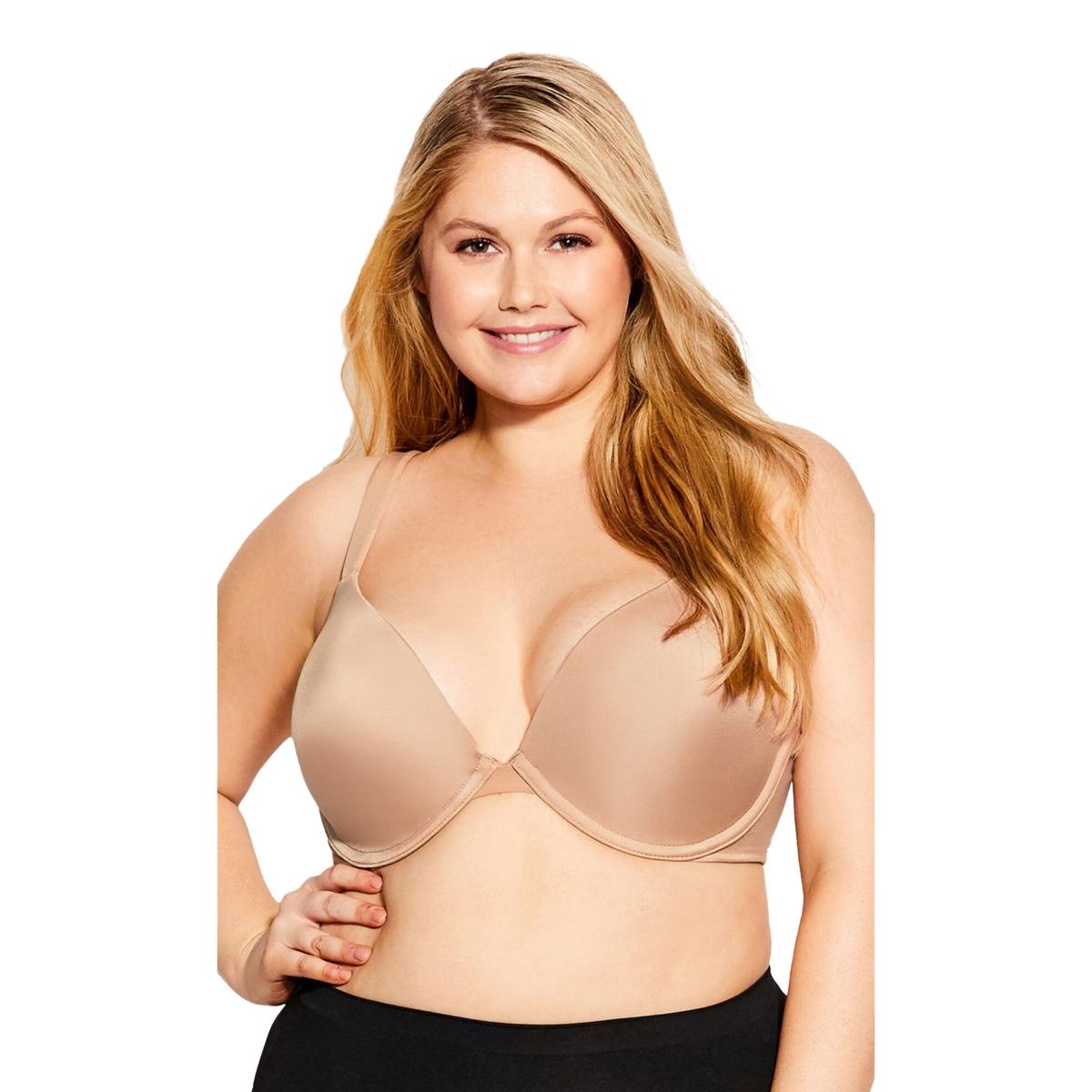 Plus Size Basic Plunge Wire-Free Bra