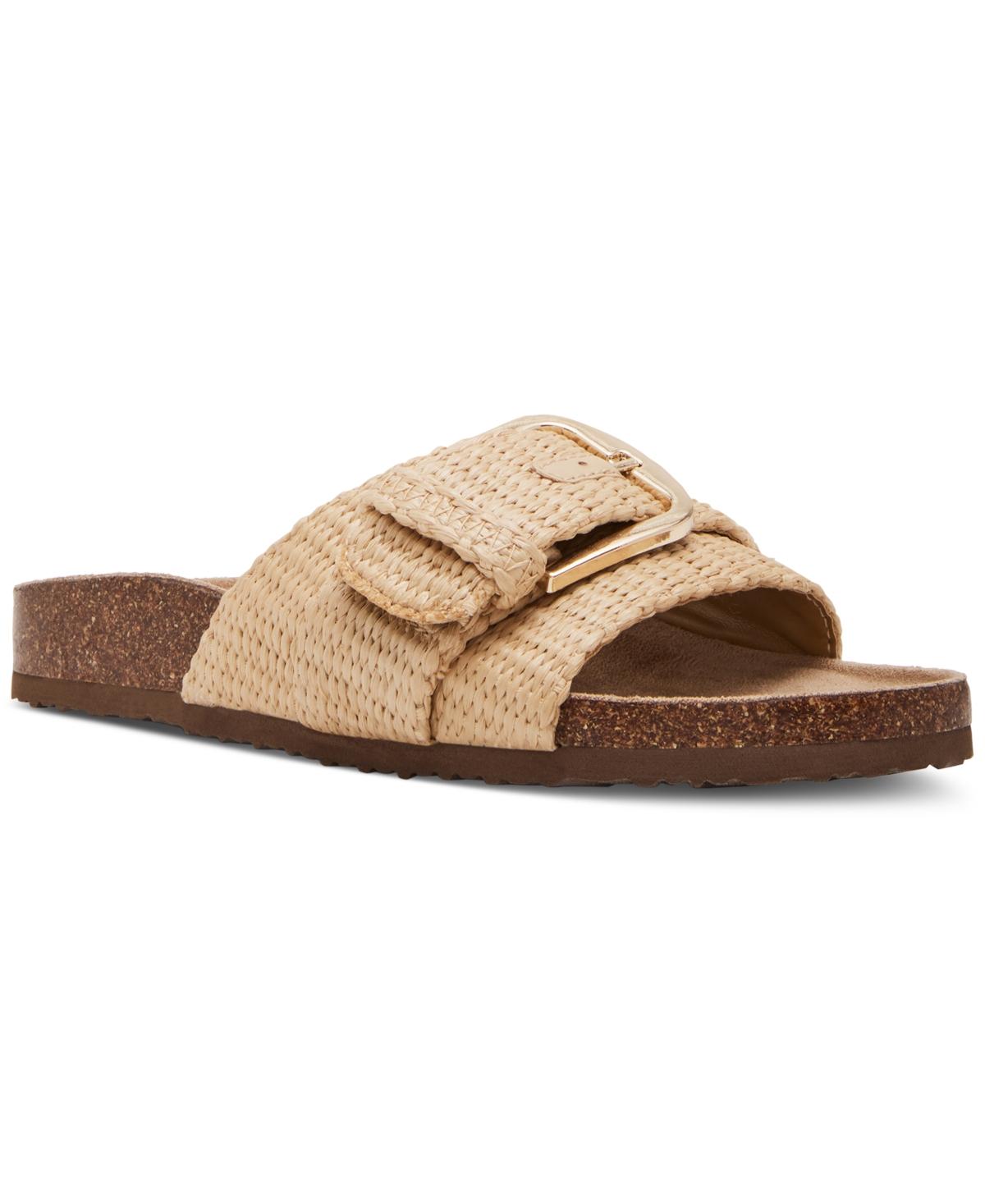 Becca Buckled Footbed Slide Sandals