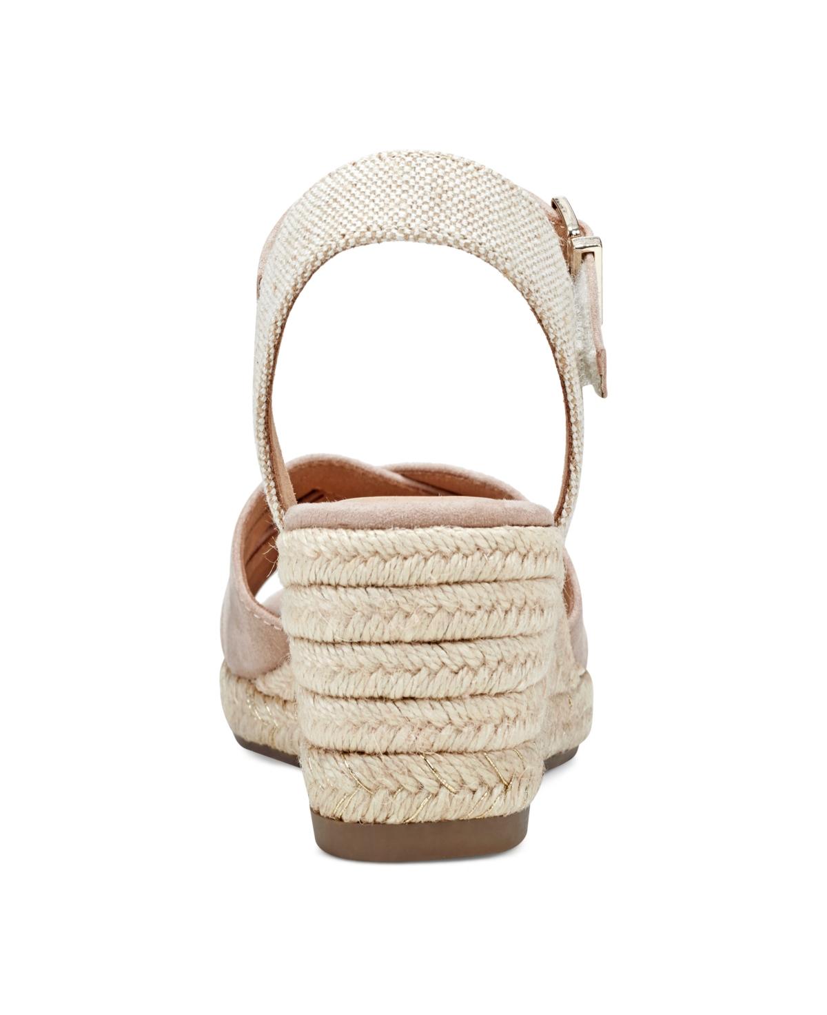 Women's Shandra Ankle Strap Round Toe Wedge Sandals