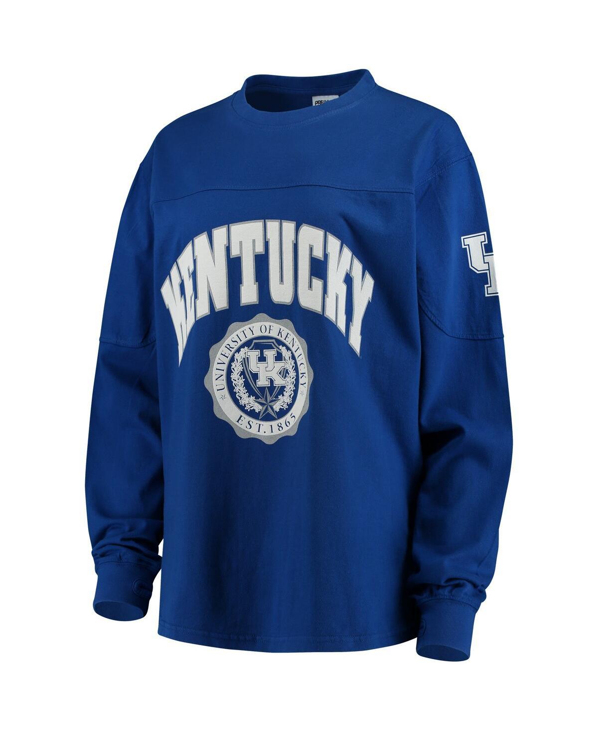 Women's Royal Kentucky Wildcats Edith Long Sleeve T-shirt