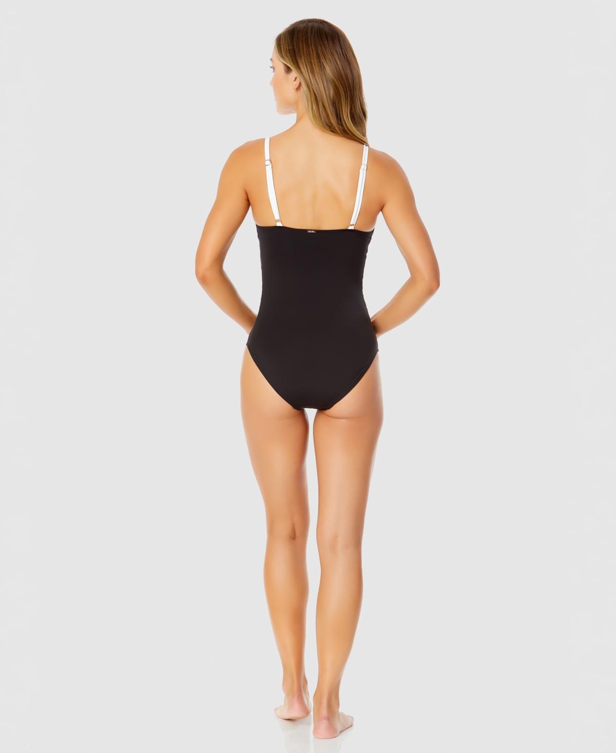 Women's Mesh-Inset One-Piece Swimsuit