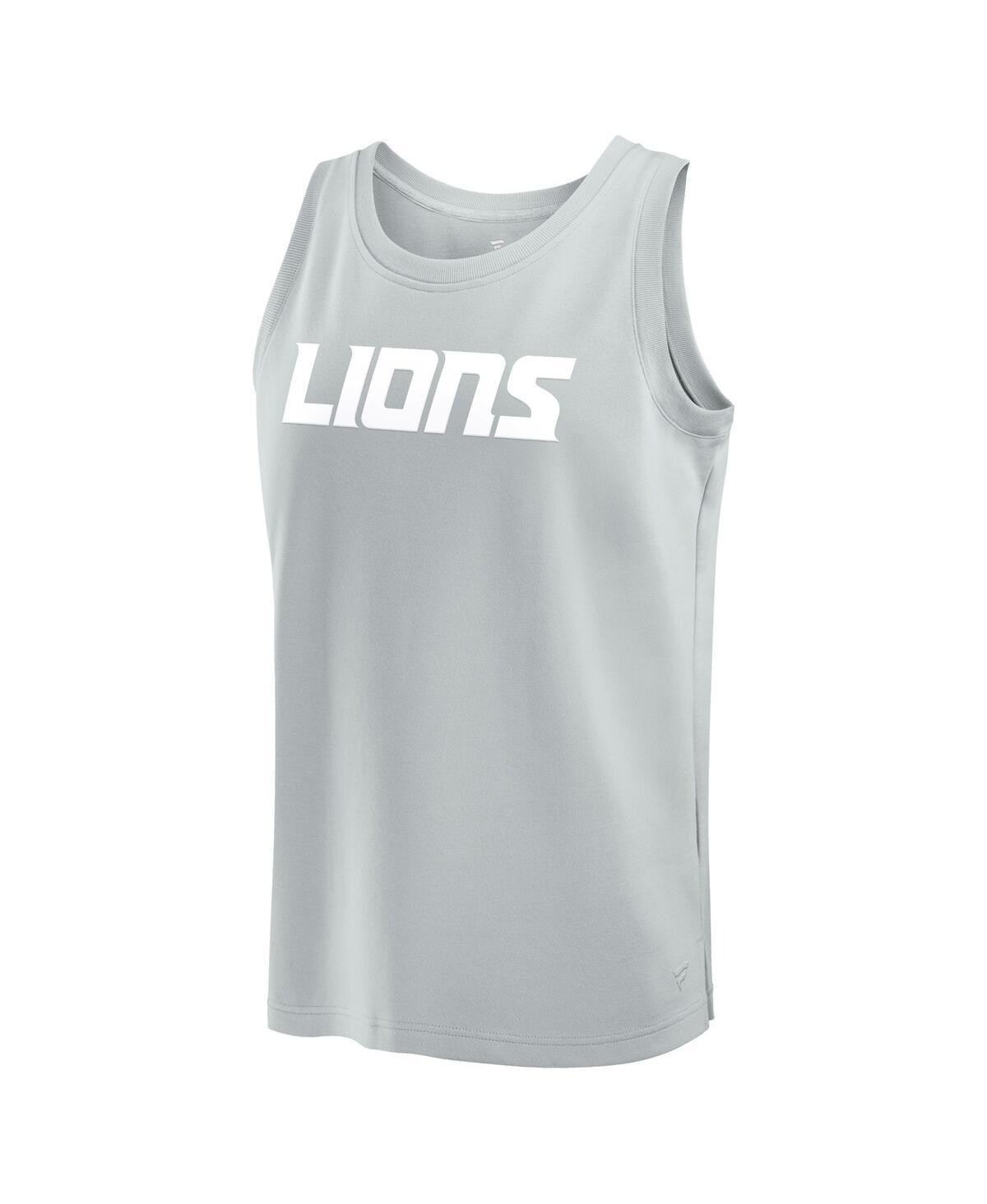 Men's Gray Detroit Lions Elements Tank Top