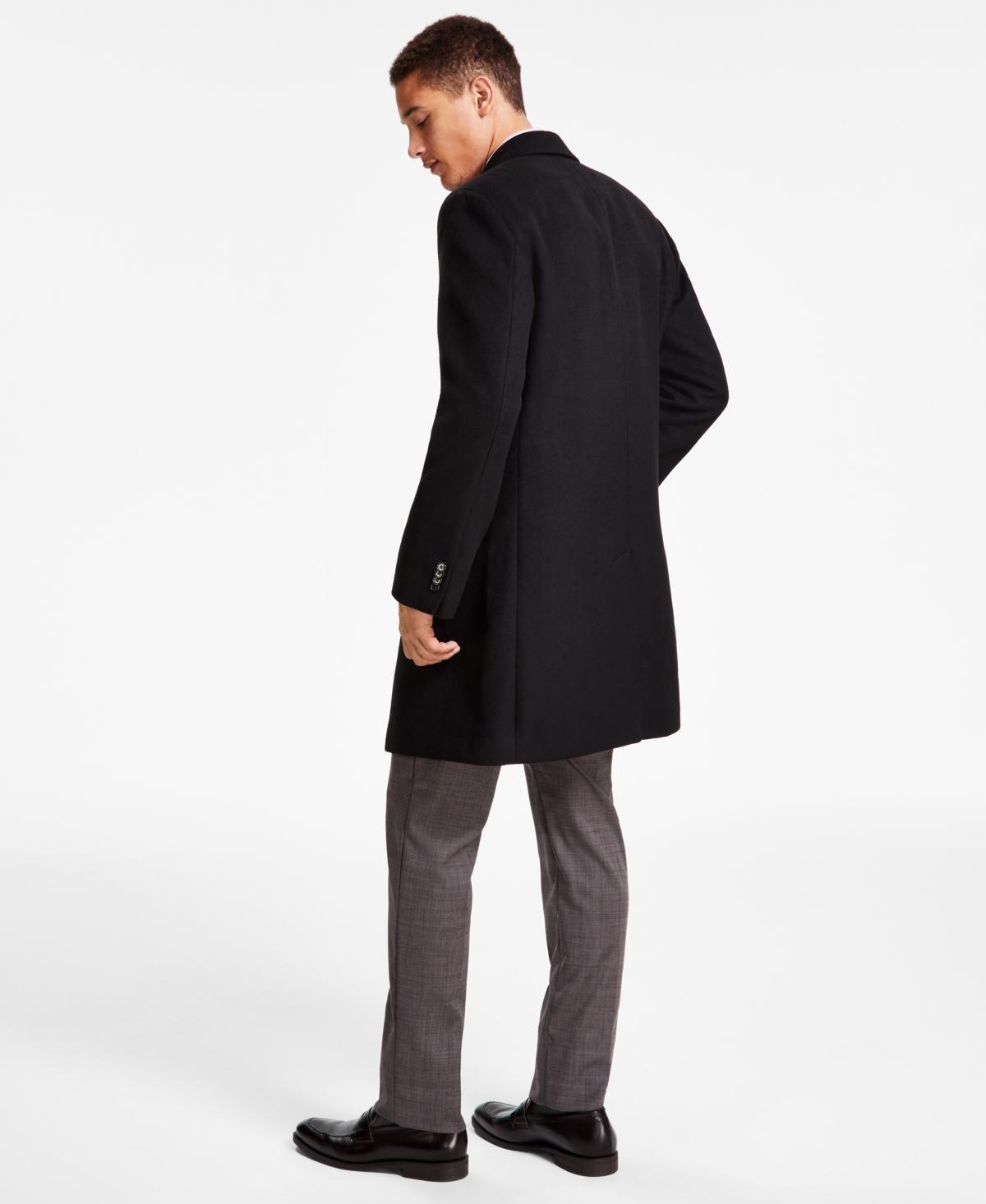 Men's Classic-Fit Solid Overcoats