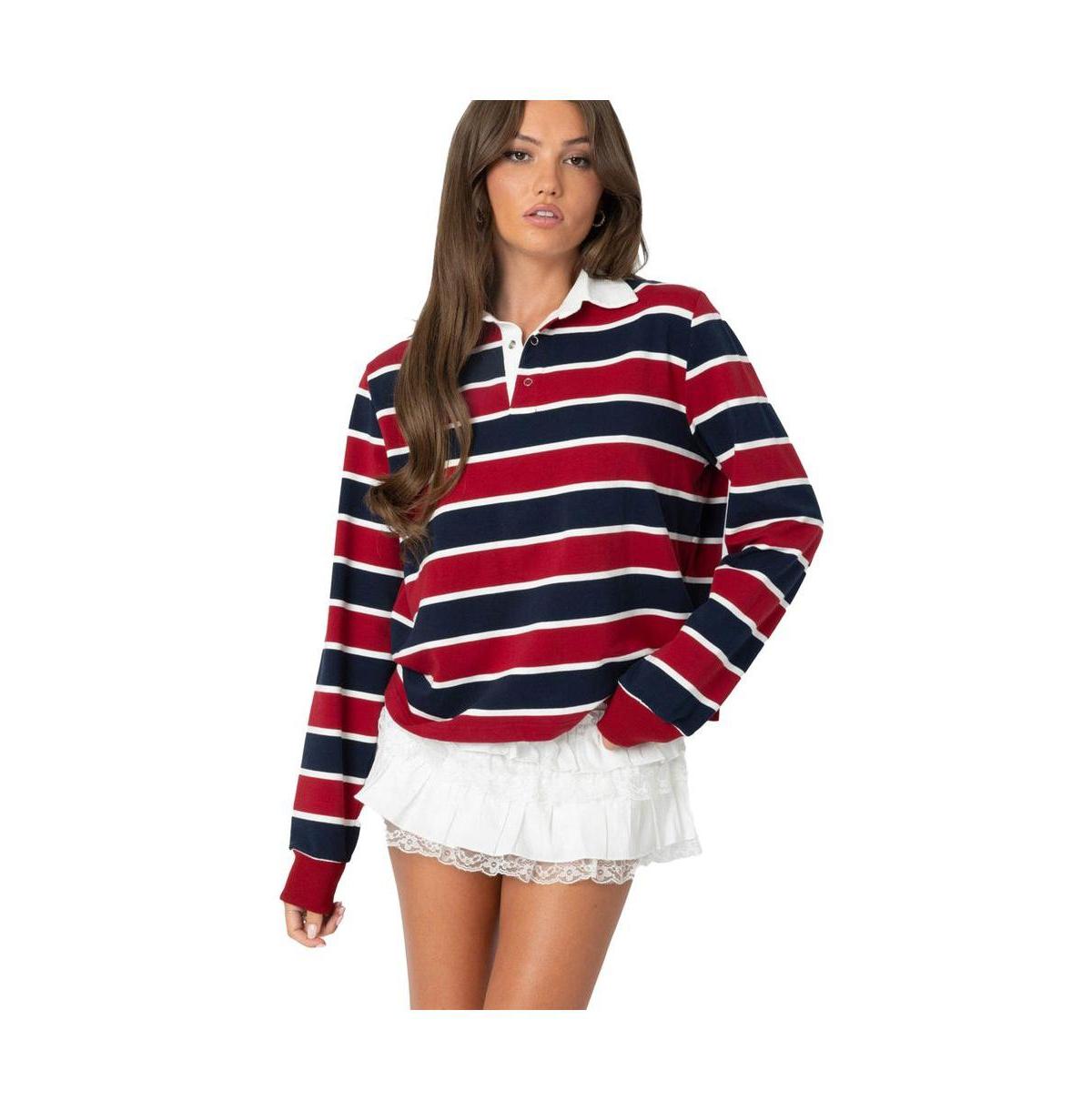 Women's Hanna Striped Collared Shirt