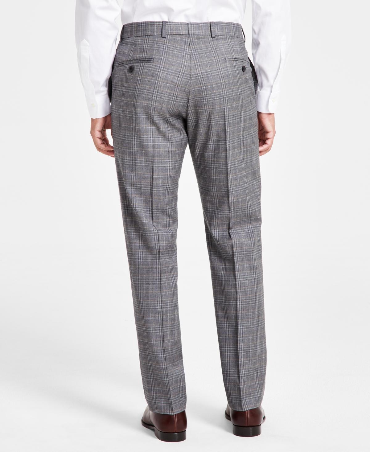 Men's Classic-Fit Wool Blend Suit Pants