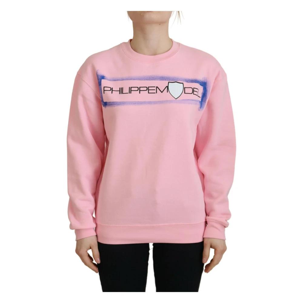 Elegant Pink Long Sleeve Sweater