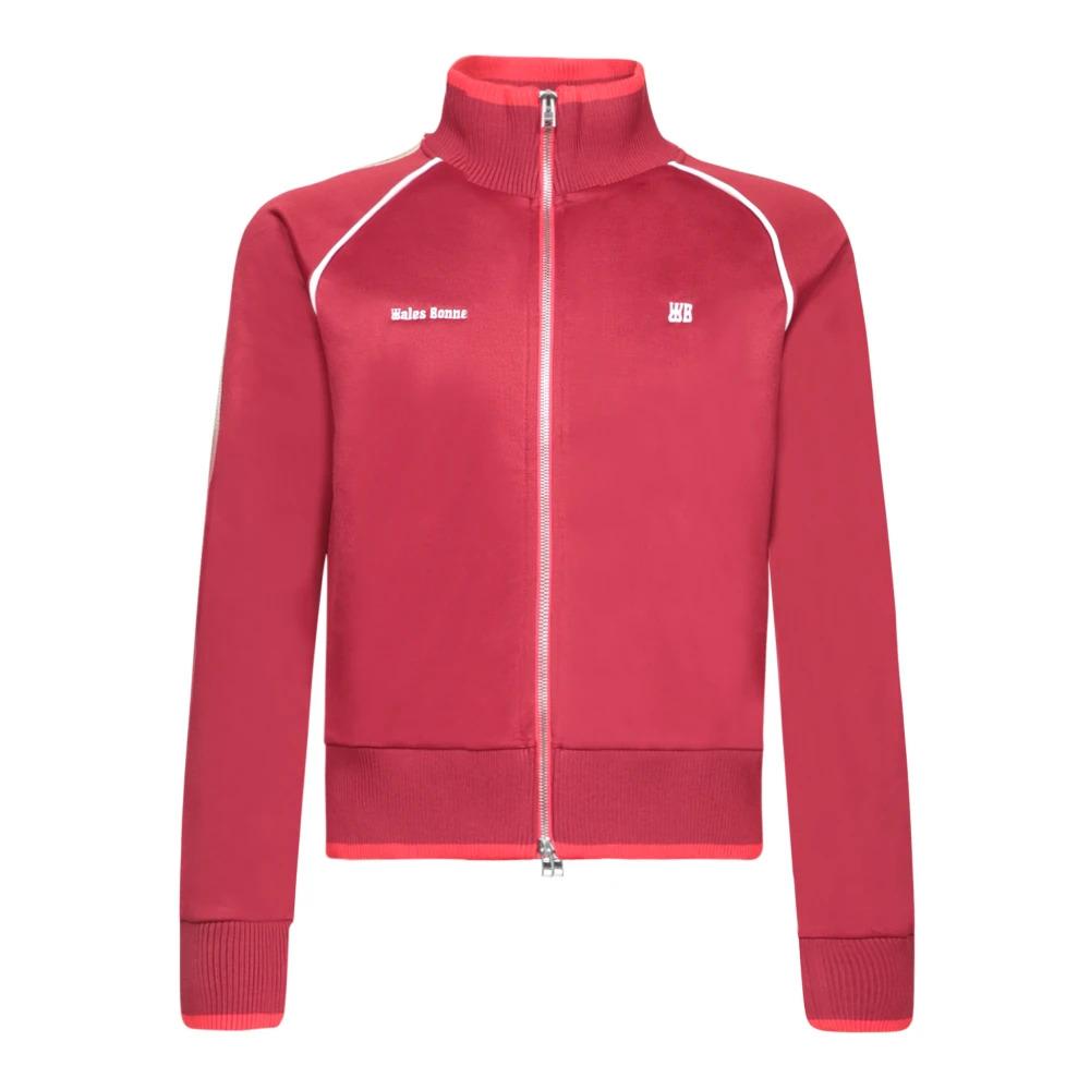 Red Zip Jacket, Sporty-Chic Style