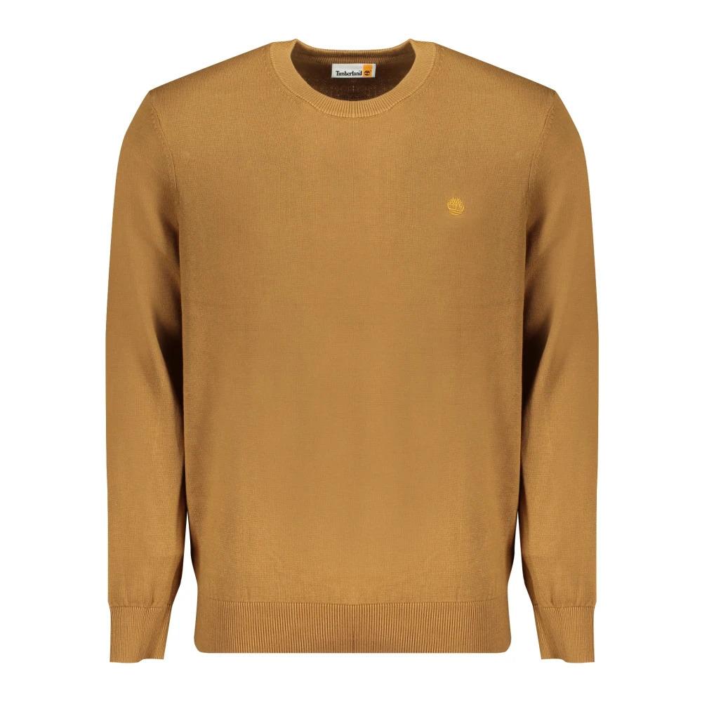 Brown Long Sleeve Cotton Sweater