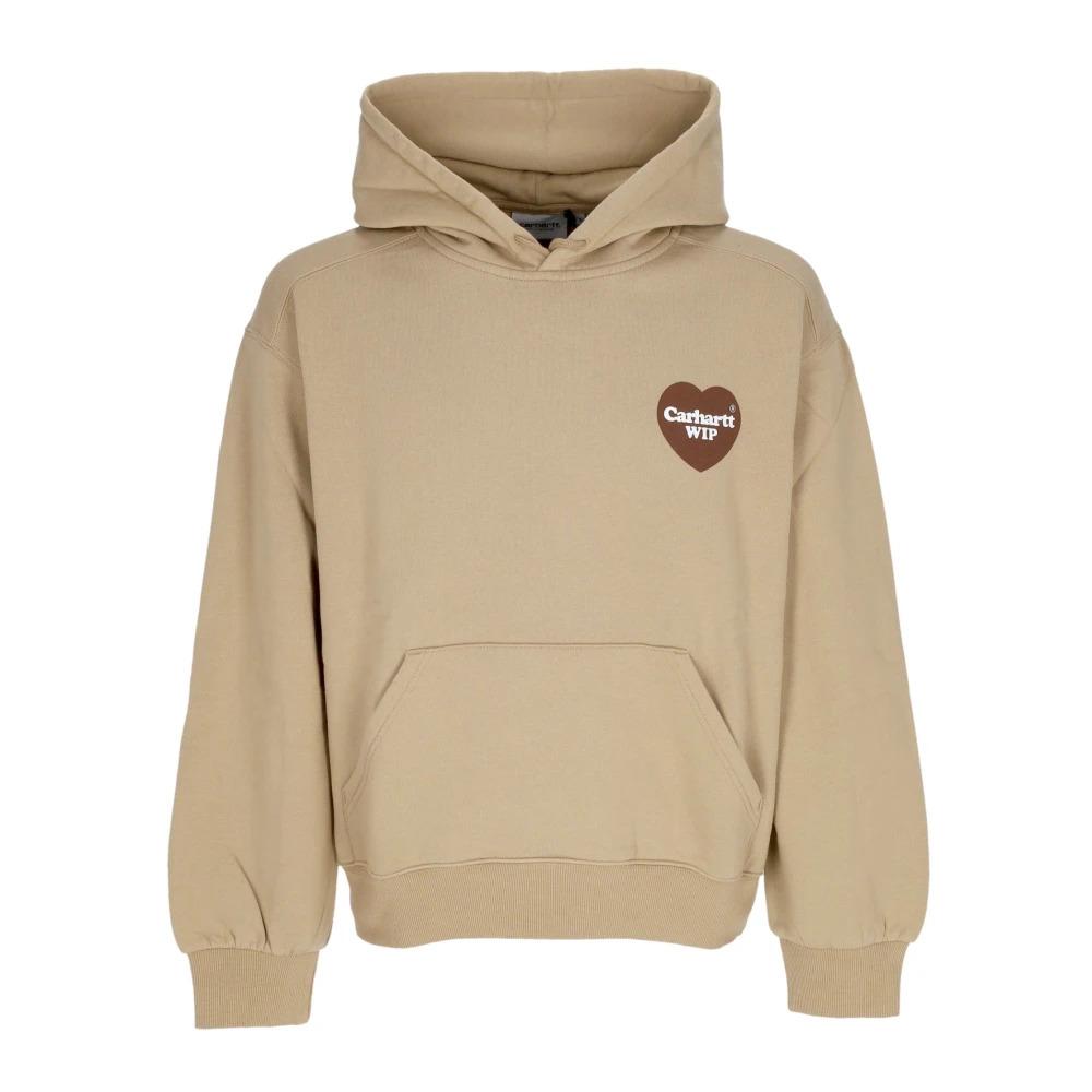 Heart Hoodie Dusty H Brown