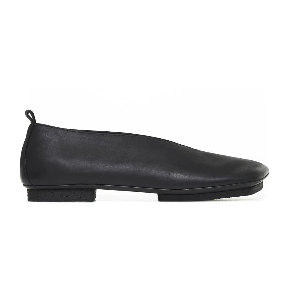 Black Flat Shoes Elegant Style