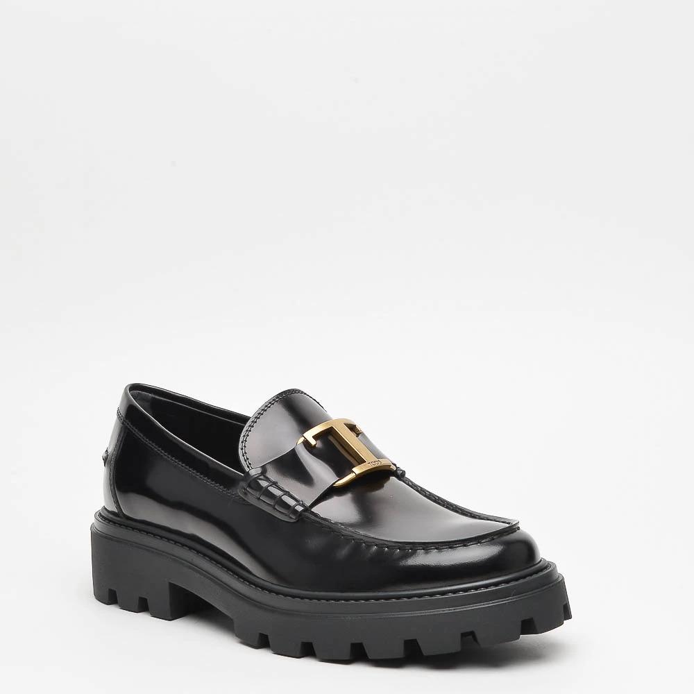 Black Leather Loafer