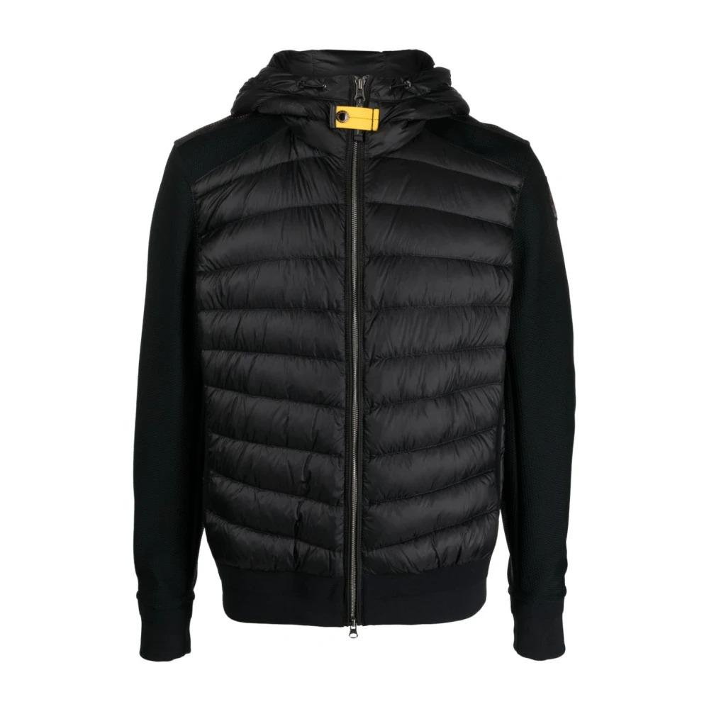 Black Hooded Padded Jacket