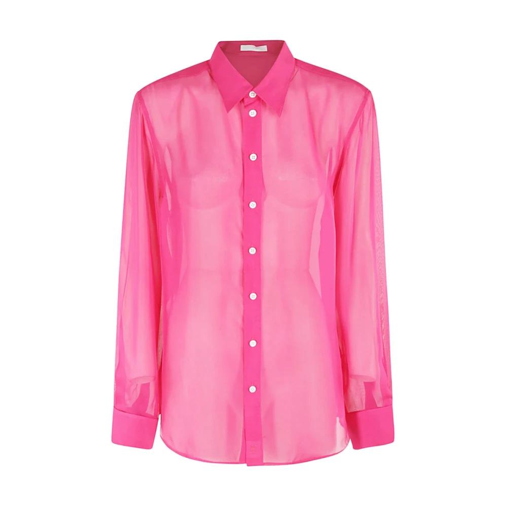 Fuchsia Sheer Shirt