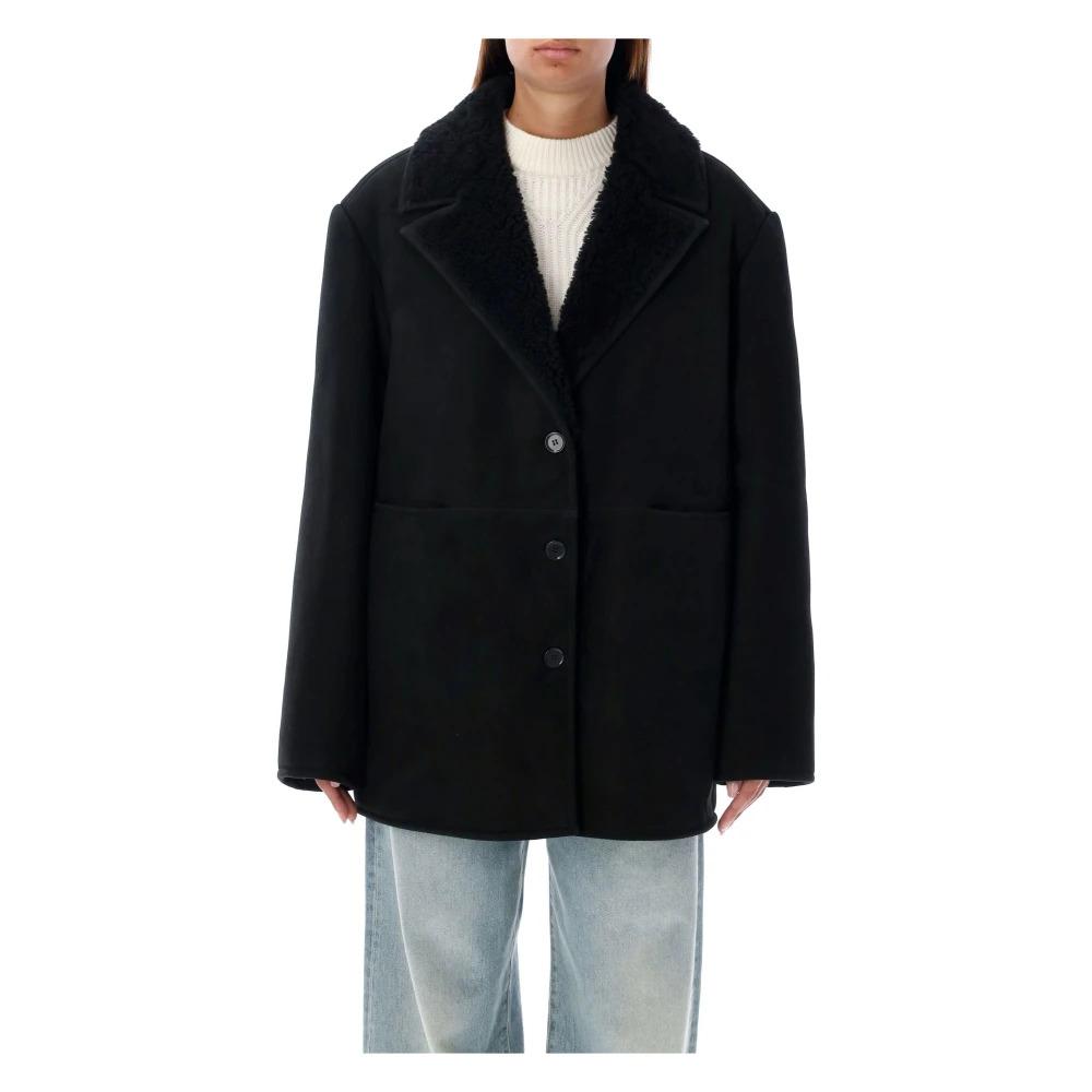 Shearling Coat Black AW24