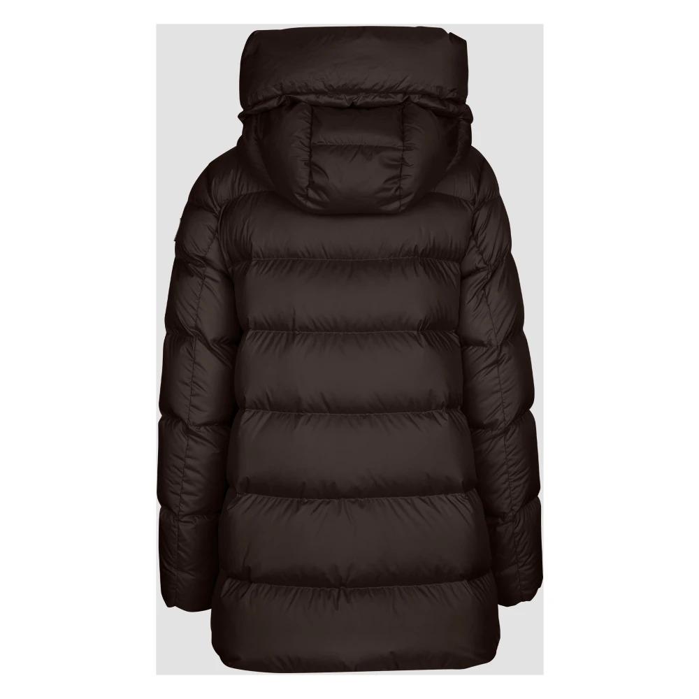 Black Hooded Down Jacket