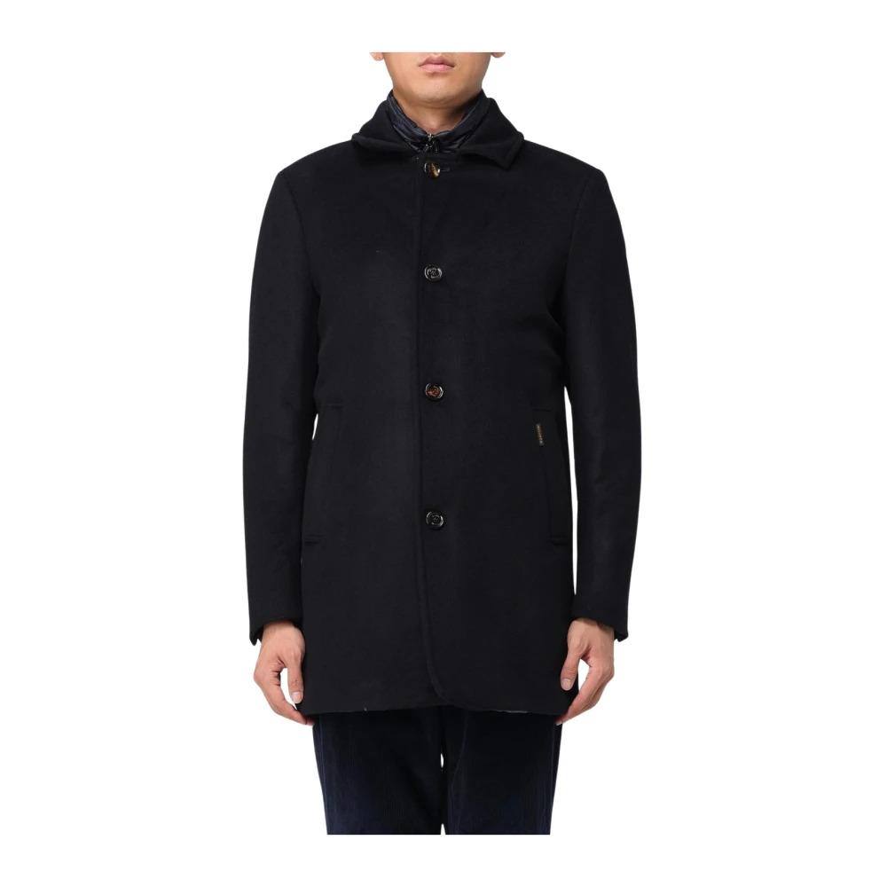 Beaver wool coat, cashmere blend