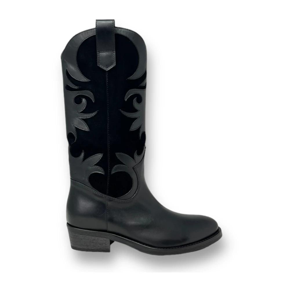 Black Venice Ankle Boots