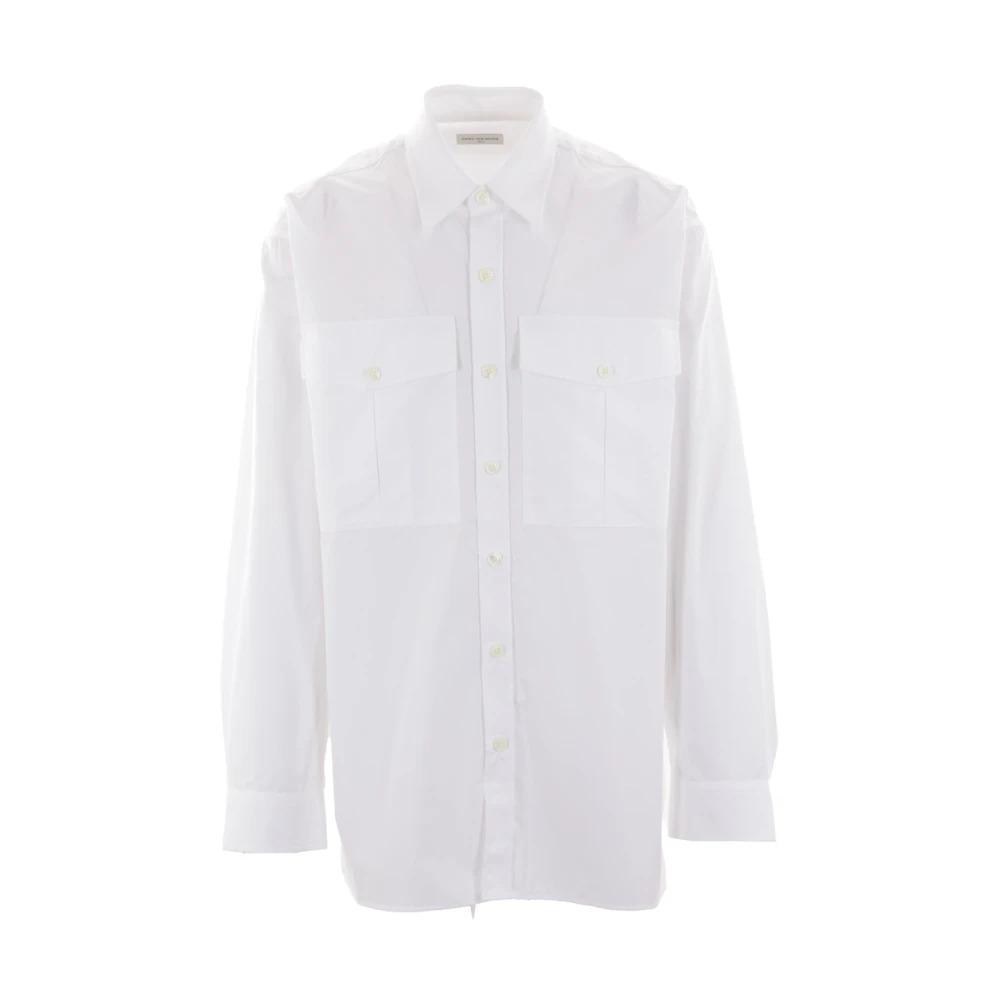 White Cotton Shirt Classic Style