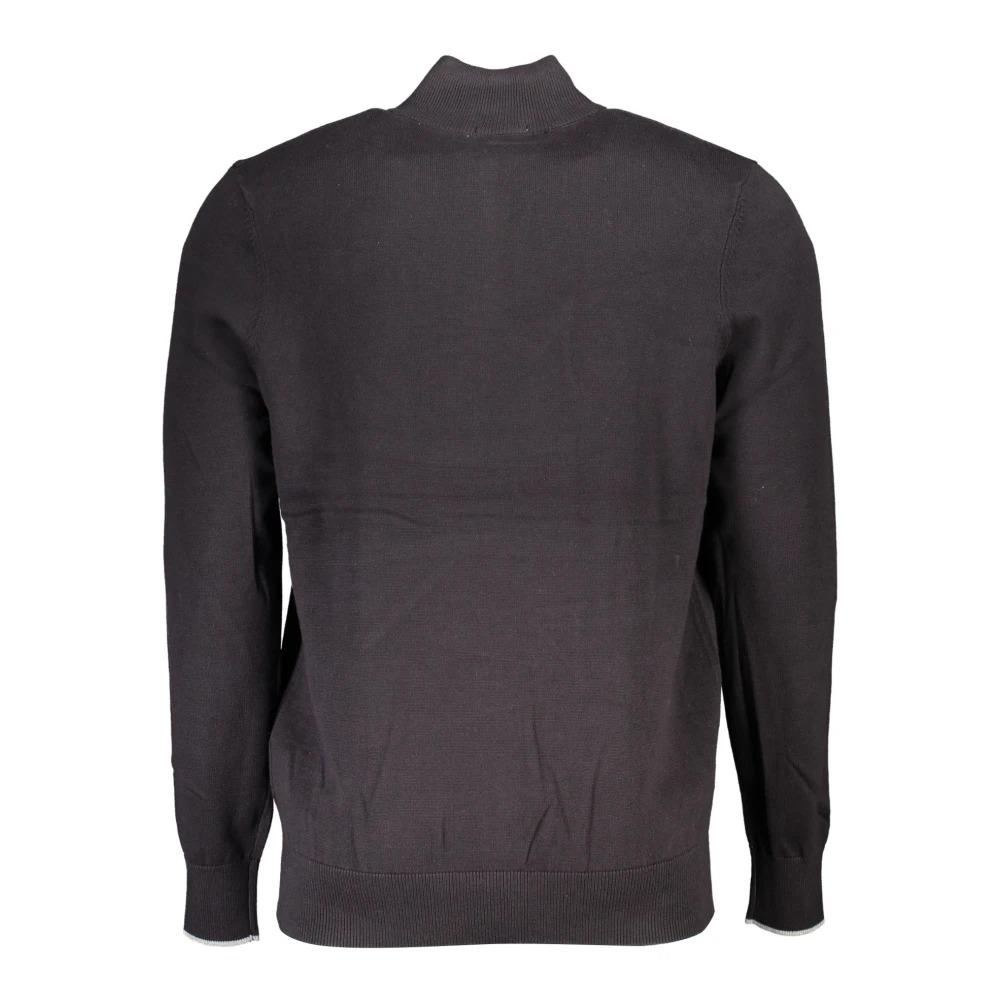 Black Long Sleeve Crewneck Logo Shirt