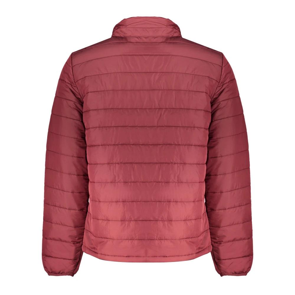 Red Sport Jacket, Mid-Season, Nylon, Print