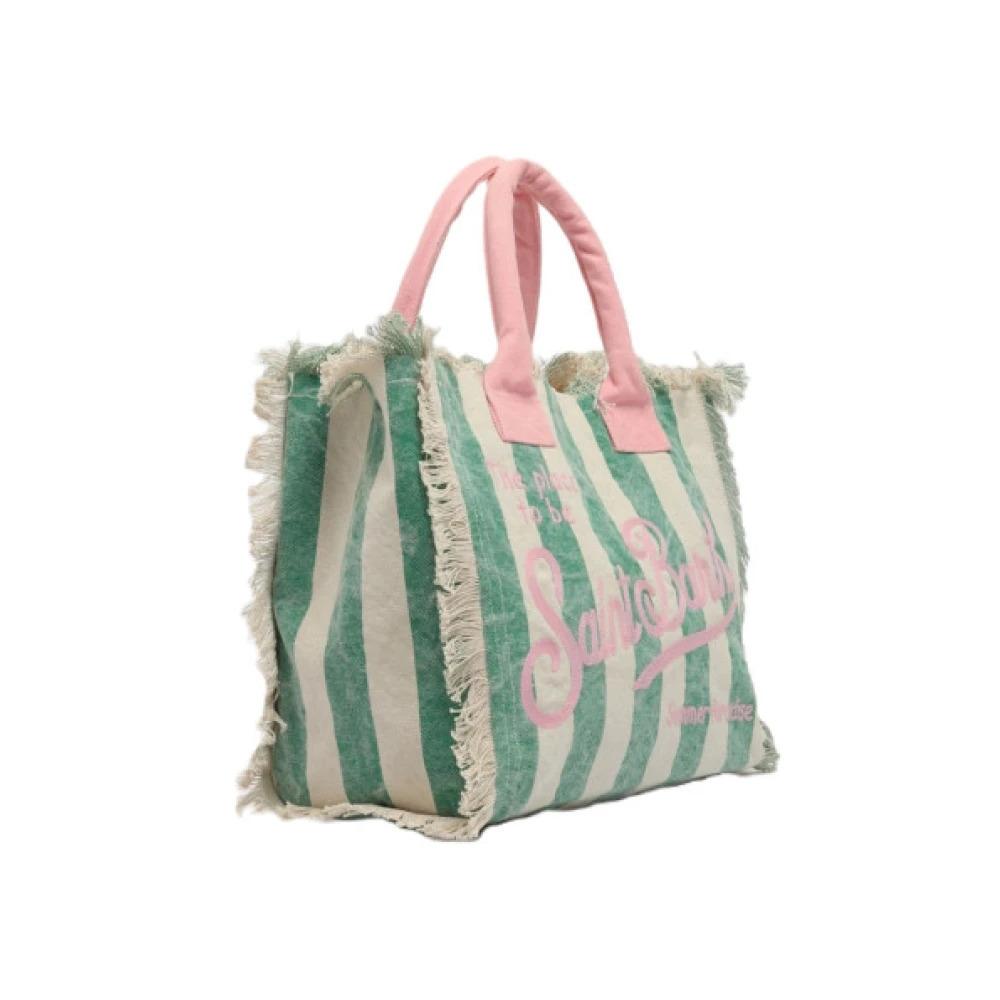 Fringed Cotton Tote Bag Vanity