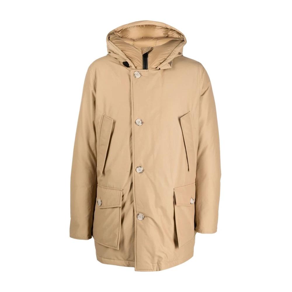 Beige Arctic Hooded Parka