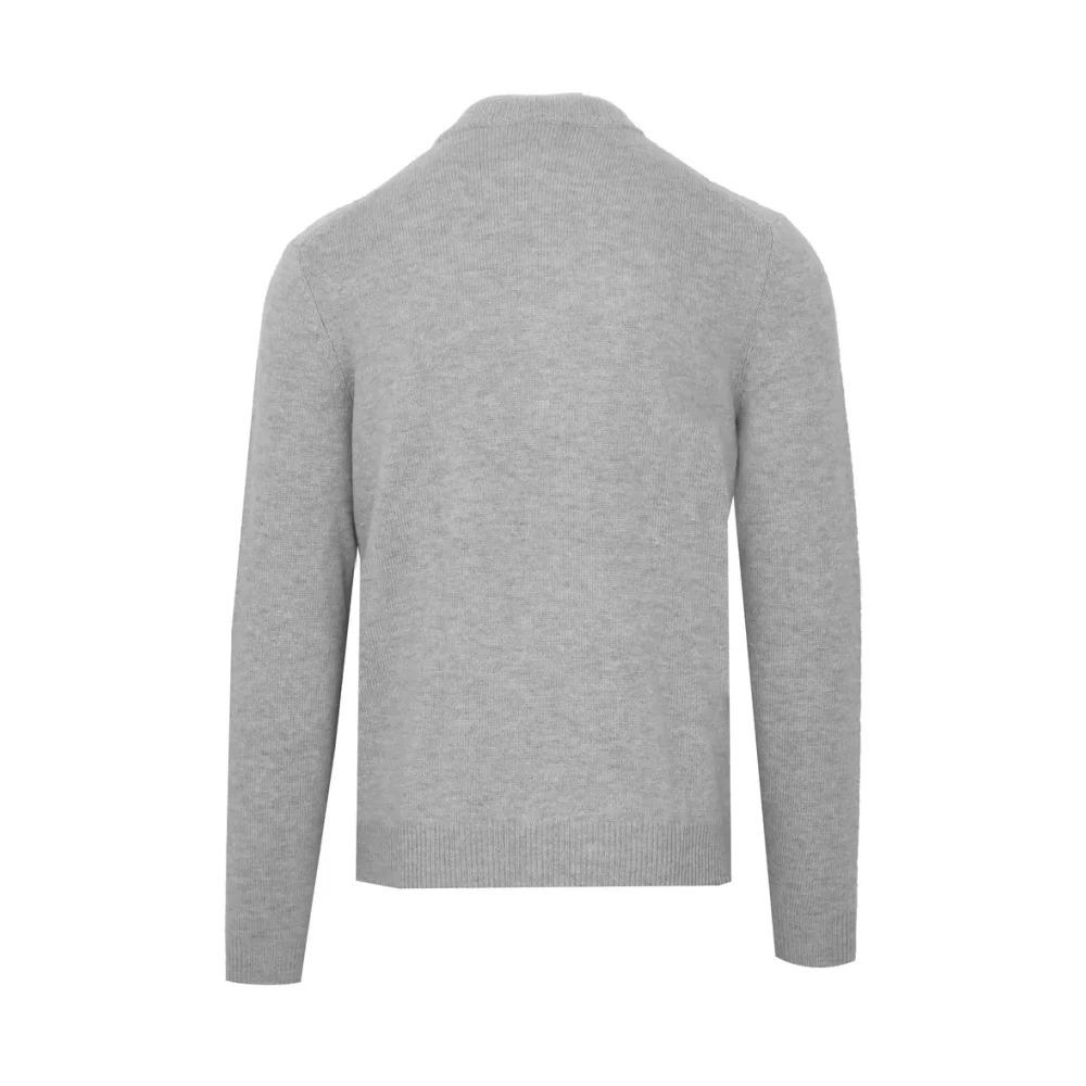 Diamond Stitch Wool Cashmere Turtleneck