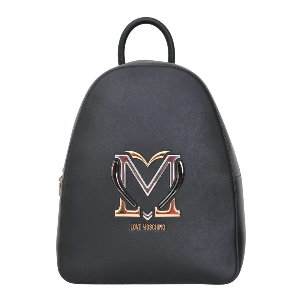 Black Women's Backpack with Logo