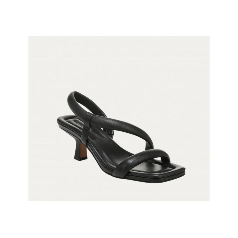 Coline Leather Kitten Heel Sandal