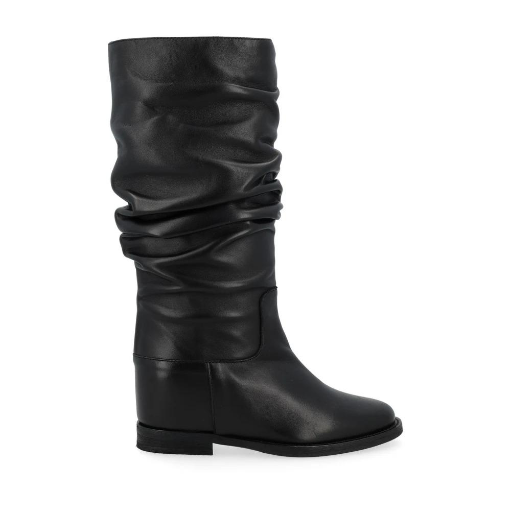 Black Folded Boot