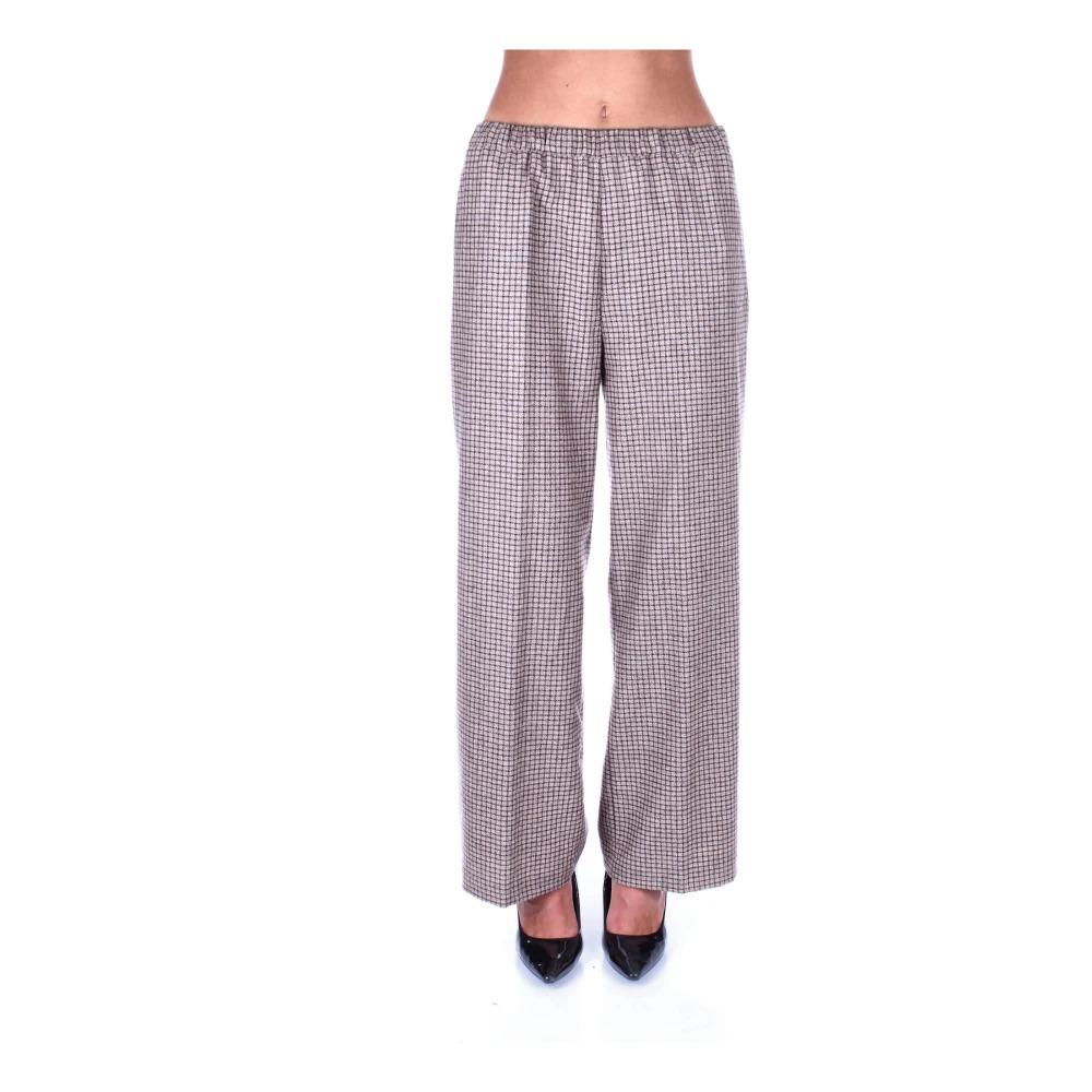 Women Wool Blend Trousers